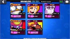 Conta Brawl Stars - 9381 troféus