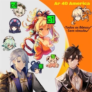 Yoimiya c1, Zhongli, Ayato - Genshin Impact
