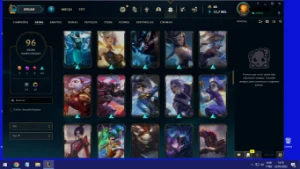 Conta lol Diamante 2 80% Win Rate/96 skins PROMOÇÂO! - League of Legends