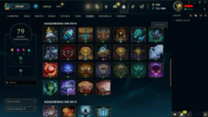 Conta LOL LVL 30 | 89 Campeões| 122 Skins |UNRANKED| 2013 - League of Legends