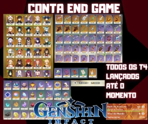 Conta End Game - Genshin Impact