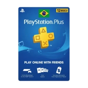 Gift Card - Playstation Brasil - 12 Meses - Gift Cards