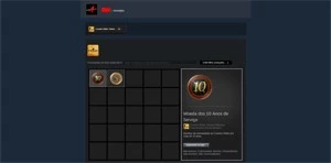CONTA OLD STEAM 16 ANOS MEDALHAS 5 E 10 ANOS +6 JOGOS - Counter Strike CS
