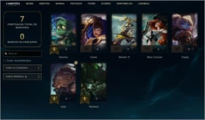 Conta de lol lv 31 - League of Legends