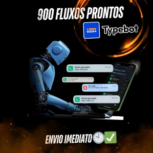 900 fluxos premium prontos typebot  - Outros