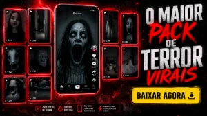 Vídeos de terror viral para TikTok, Reels e Shorts - Redes Sociais