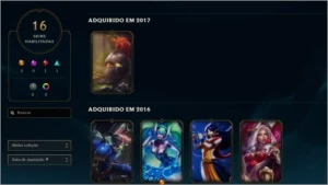 Elo aleatório com 3.250 RP, 50 Champs, 16 Skins, 2 Skins Ult - League of Legends LOL