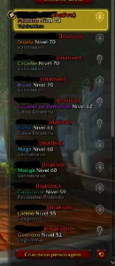 Conta de wow antiga - Blizzard