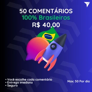 50 Comentários Instagram - Redes Sociais