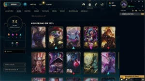 CONTA GOLD 4 - League of Legends LOL