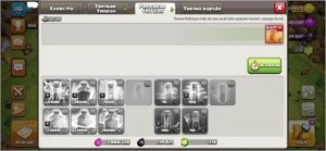 Conta clash of clans cv 10 Parcialmente upado