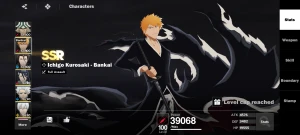 Conta Bleach Soul Resonance Lvl 71 + 8 SSR TOP RANKING - Outros