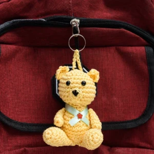 Chaveiro ursinho — Cor Sortida - Artesanato e Personalizados