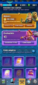 Título do Anúncio Conta Clash Royale | Rei Nível 14
