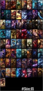 Conta LoL B1 65 Skins só faltam 15 champs 9 pag runas - League of Legends