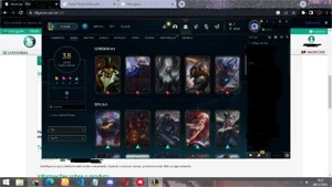 *Promoção* Conta League of Legends - NV98 com 38 skins LOL