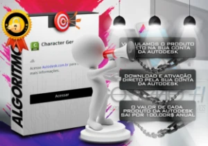 🔑 Autodesk Character Generator ( ACESSO ) ANUAL - Softwares e Licenças