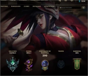 Conta de Lol Plat 2, 51 skins, Level 269 , 124 ícones - League of Legends