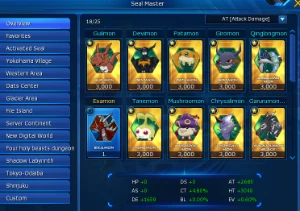 Account DMW - Digimon Masters Online DMO