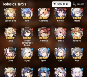 Epic seven conta early game - Outros