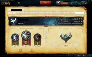 LVL 30 / BORDA OURO/ ELO ATUAL PRATA 2 - League of Legends LOL