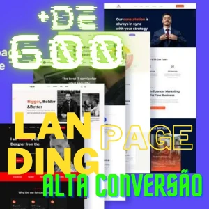 + de 600 Landing Pages Alta Conversão - Outros