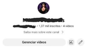 conta you tub - Redes Sociais