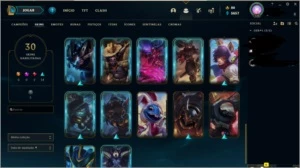 Conta Gold IV com várias skins - League of Legends LOL
