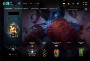 Conta com Todos os Champs e 130 skins - League of Legends LOL
