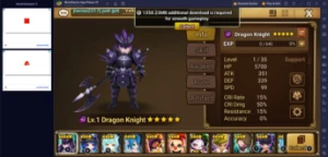 Conta Dark dragon knight (ragdoll) - Summoners War