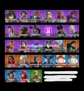 Conta Fortnite 27 SKINS >> | Trace | Mystica| Mariposa |