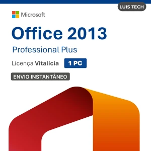Office 2013 Professional Plus Chave Licença Vitalícia - Softwares e Licenças
