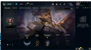 Conta lv 32 com sylas prestigio - League of Legends LOL