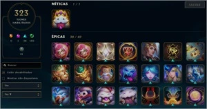 Vendo Conta Lol 465 skins - Para Colecionador - League of Legends