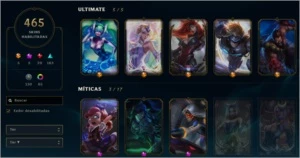 Vendo Conta Lol 465 skins - Para Colecionador - League of Legends