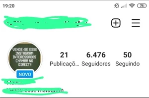 Instagram 6 mil seguidores - Redes Sociais