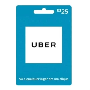 Gift Card - Uber Brasil - 25 R$ - Gift Cards