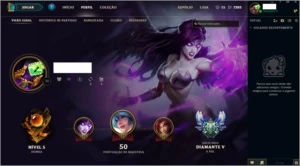 Conta lol Diamante V League of Legends