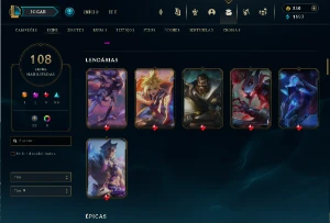 Conta Lol + valorant com skins - League of Legends