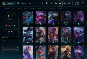 Conta Lol + valorant com skins - League of Legends