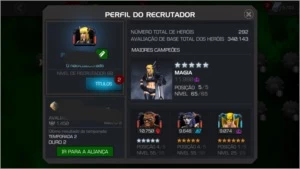 conta marvel torneio de campeoes ..top/milionária - Outros
