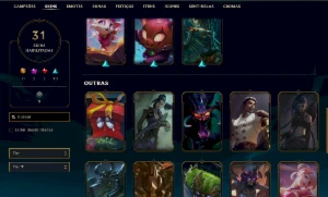 Conta Ouro 4 - League of Legends LOL