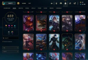 Vendo conta lvl 820 654 skins e muito mais.... - League of Legends LOL
