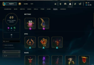 Vendo conta lvl 820 654 skins e muito mais.... - League of Legends LOL