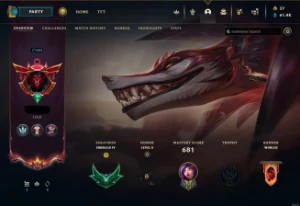 Vendo conta lvl 820 654 skins e muito mais.... - League of Legends LOL