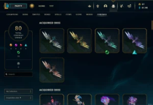 Vendo conta lvl 820 654 skins e muito mais.... - League of Legends LOL