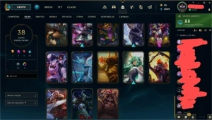 Vendo conta Riot LoL e Valorant - League of Legends