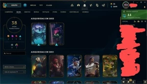 Vendo conta Riot LoL e Valorant - League of Legends