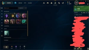 Vendo conta Riot LoL e Valorant - League of Legends