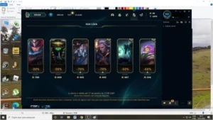 Conta League of Lengends/ Ouro sesson Passada - League of Legends LOL